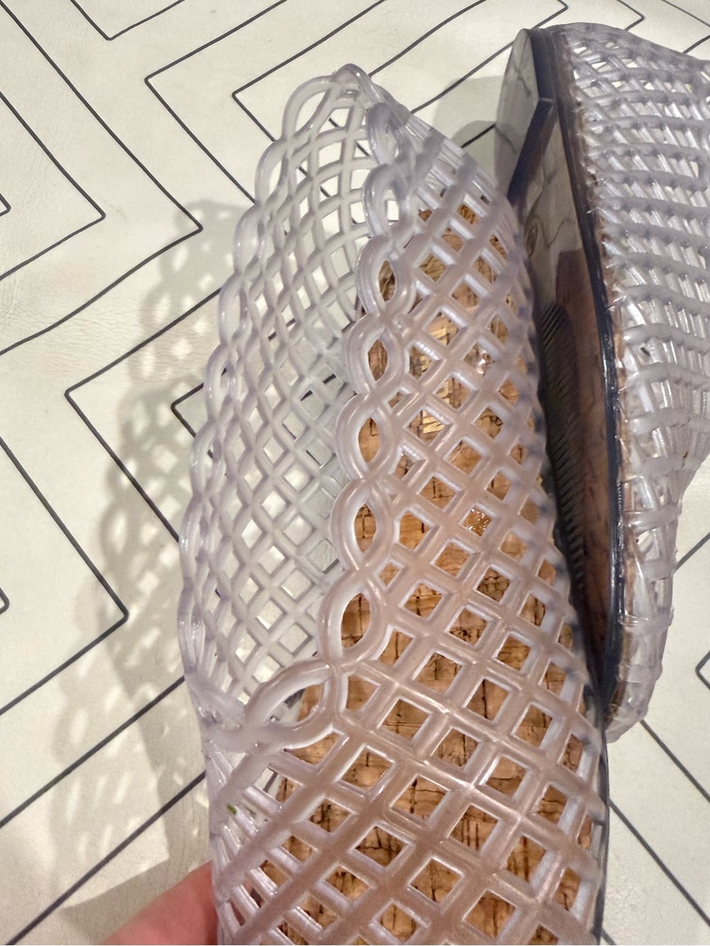 Steve Madden Grove Clear Jelly Flat - Picture 10 of 12